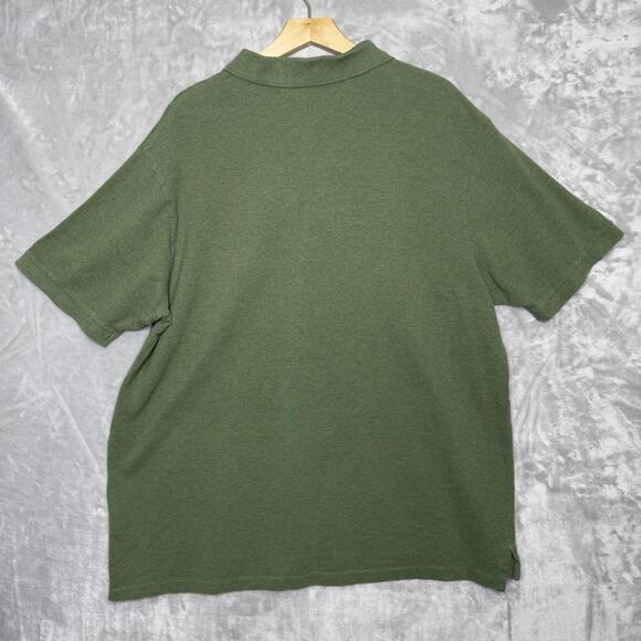Polo Ralph Lauren Polo Shirt Mens 2XB Green Heather Embroidered Pony Big Tall - Picture 2 of 8